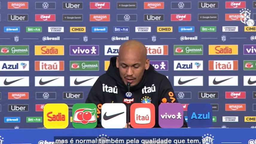 Fabinho avalia intensidade nos treinos da Seleção
