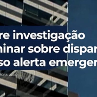 PF investiga disparo de falso alerta emergencial em investigação preliminar