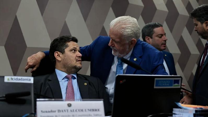 Davi Alcolumbre e Jaques Wagner