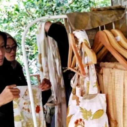 Coletivo feminino Java usa têxteis inspirados na floresta para salvar gibões
