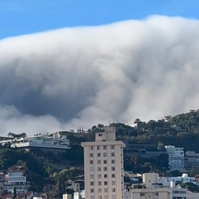 Cena em BH que parece IA é explicada por meteorologista