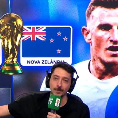 Narrador da CazéTV se emociona após estreia na Copa do Mundo