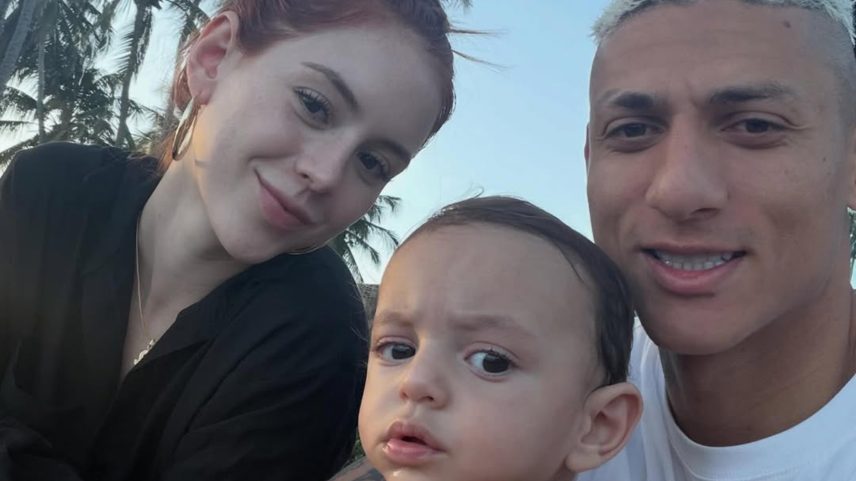 Richarlison Jr. é filho do jogador com a influenciadora Amanda Araújo