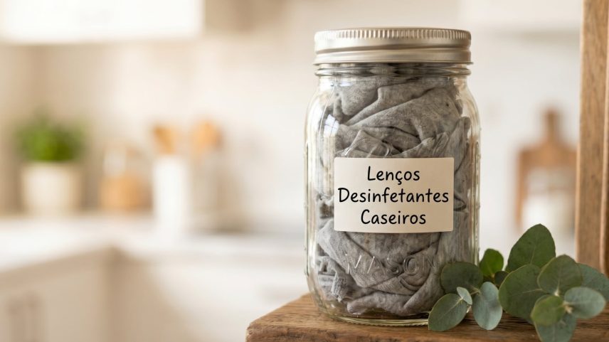 Guia passo a passo para fazer lenços desinfetantes