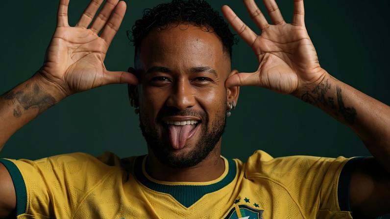 Neymar volta à atividade em campo após lesão
