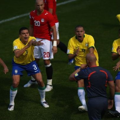 Brasil e Egito duelaram na Copa das Confederações
