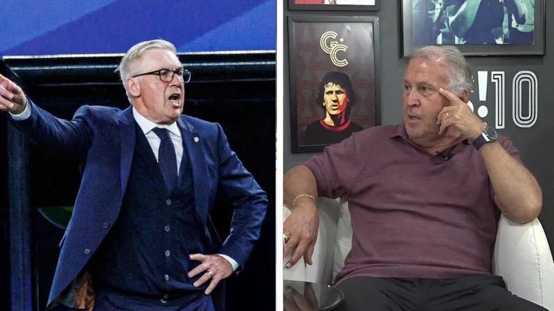 Zico falou sobre a chegada do técnico italiano Carlo Ancelotti para comandar a seleção brasileira