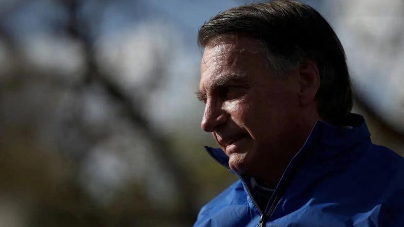 O ex-presidente Jair Bolsonaro em visita à Capital Moto Week, em Brasília, Brasil, em 29 de julho de 2025. REUTERS/Adriano Machado