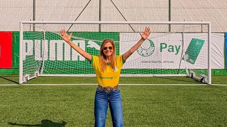 Presidente do Palmeiras, Leila Pereira é exceção em um futebol ainda comandado majoritariamente por homens