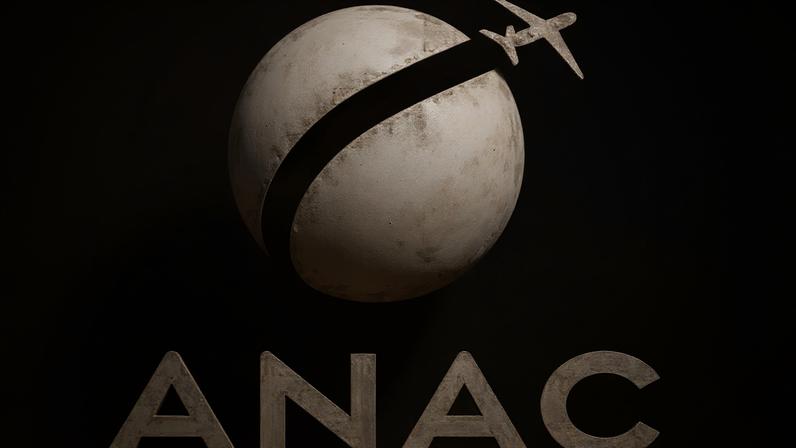 Na imagem, logo da Anac. A agência voltou com as suas atividades de certificação depois que o governo federal recompôs os recursos bloqueados da agência no fim de maio