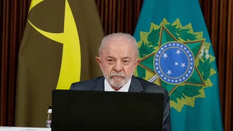 O presidente Luiz Inácio Lula da Silva (PT) na segunda reunião ministerial do ano, nesta 4ª feira (3.jun.2026), no Palácio do Planalto l Sérgio Lima/Poder360 - 03.jun.2026