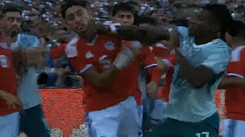 Atacante português agride zagueiro chileno do Atlético-MG com soco