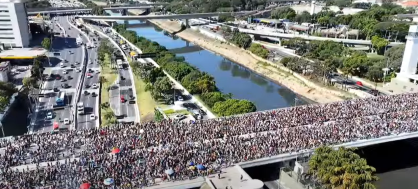 Marcha para Jesus reuniu, no ano passado, milhares de fiéis na capital paulista