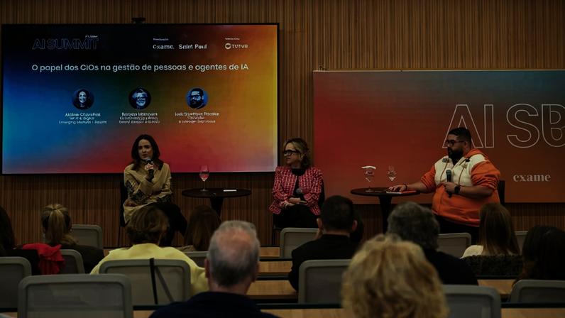 Summit AI: painel em evento tratou da mudança de escopo da liderança de tecnologia (SUMMIT IA/Divulgação)
