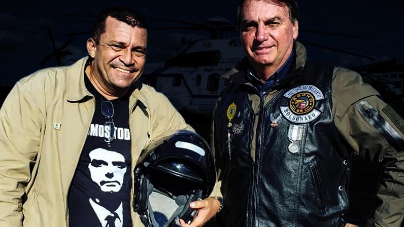 Max Guilherme e Jair Bolsonaro (Reprodução/Instagram)
