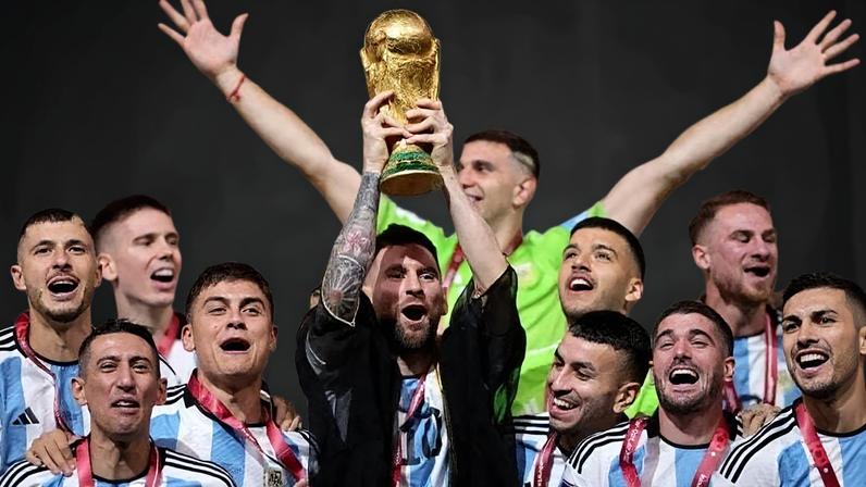 Argentina tenta conquistar sua quarta estrela nesta Copa do Mundo (Foto: Reprodução/Redes Sociais/Conmebol)