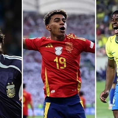 Messi, Yamal e Endrick: o que une craques em estreias de Copas