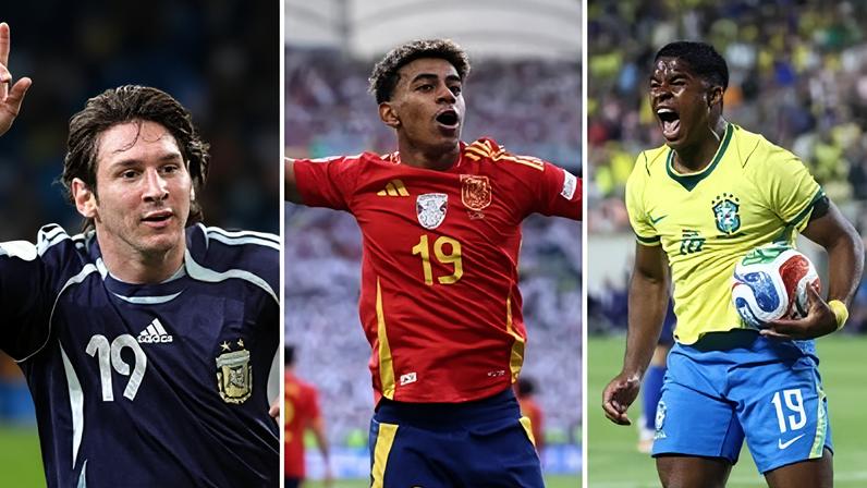 Três jogadores considerados geracionais carregam coincidência pelo fato de jogarem um Mundial com a camisa número 19