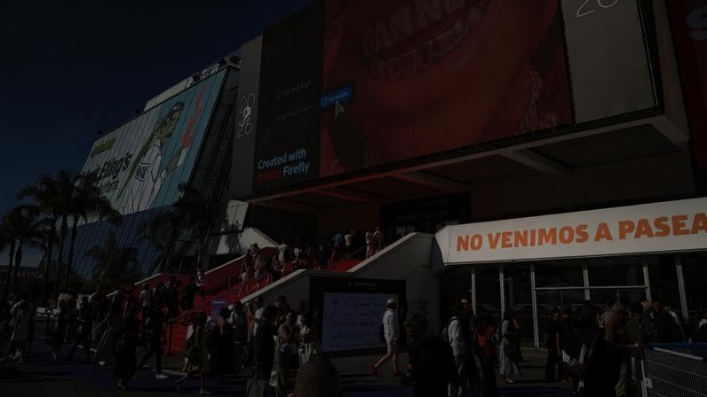 Palais des Festivals durante o Festival Internacional de Criatividade Cannes Lions 2026