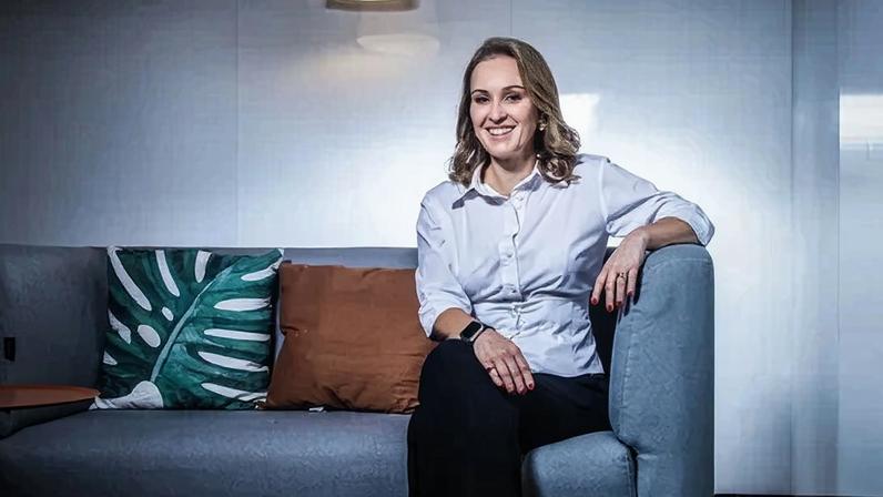 Priscyla Laham, da Microsoft: 88% dos executivos brasileiros acreditam que a IA será o principal motor de competitividade até 2030 (Leandro Fonseca /Exame)