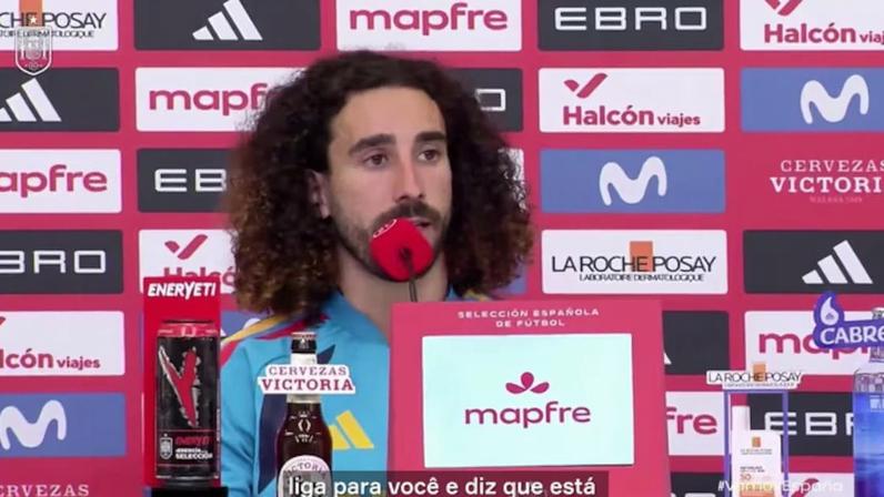 Marc Cucurella revelou como decidiu se transferir para o Real Madrid enquanto estava concentrado com a seleção espanhola durante a disputa da Copa do Mundo da FIFA.