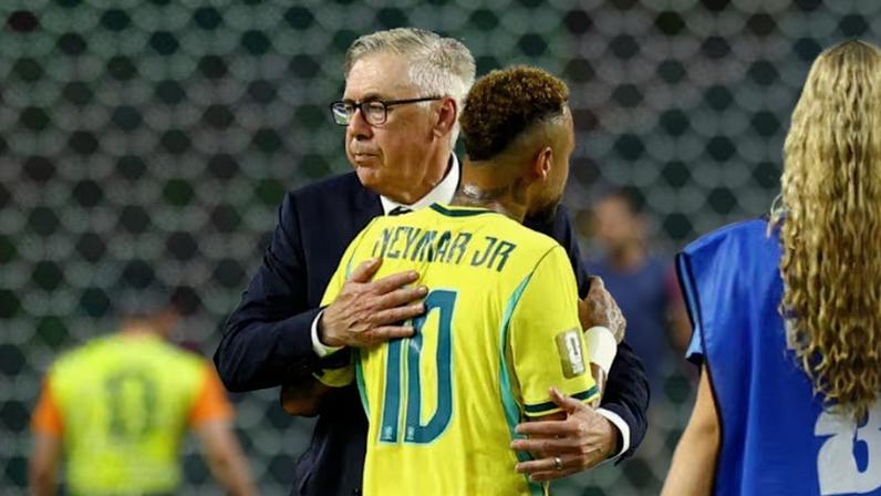 Davide Ancelotti nega polêmica com Neymar e afirma respeito