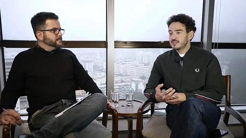 Marcos Veras é o convidado do programa semanal da coluna GENTE (VEJA/Reprodução)
