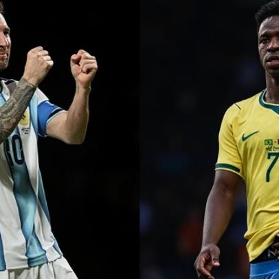 FIFA divulga ranking da Copa: Messi lidera, Vini Jr. no top 10