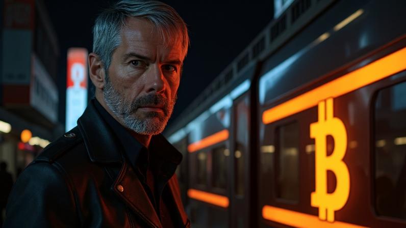 Imagem de Michael Saylor, da Strategy, gerada por IA
