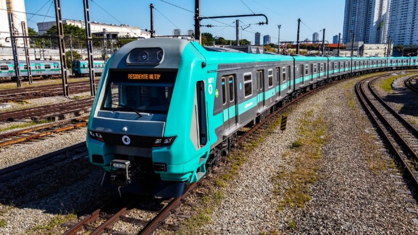 Trem da Motiva, em São Paulo