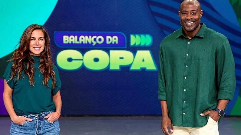 Carol Barcellos e Wallace Neguerê apresentam Balanço da Copa