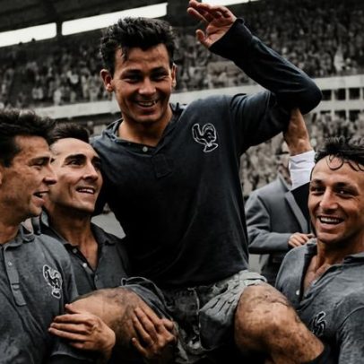 Just Fontaine fez 13 gols em uma Copa, antes de Messi e Mbappé