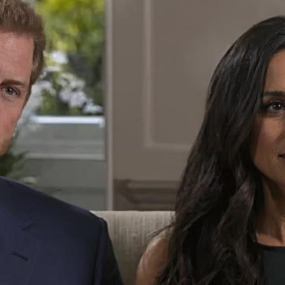 Príncipe Harry posa com os filhos; Meghan Markle faz declaração