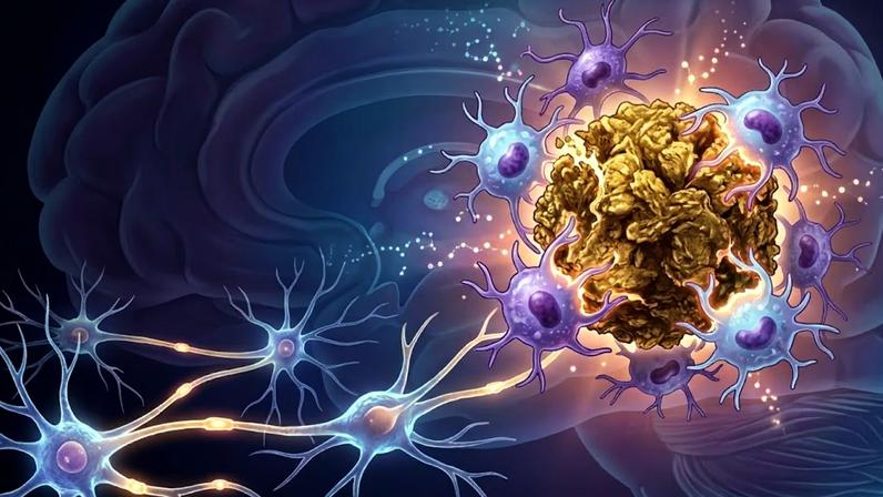 Células imunológicas limpam placas de Alzheimer após novo tratamento. (Foto: Fala Ciência via Gemini)