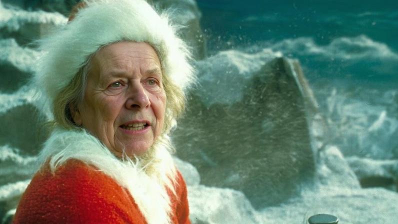 Jim Carrey caracterizado como o Grinch; filme estreou em 2000