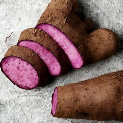Estudo aponta inhame roxo como aliado para carne mais magra