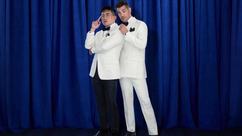 Bowen Yang and Matt Rogers at the 2026 Culture Awards.