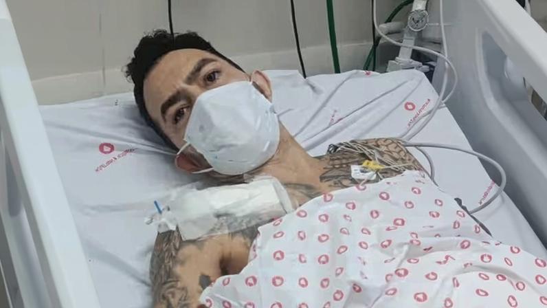 Momento da prisão de Bruno da Silva Loureiro, o "Coronel do Muquiço", em um hospital da zona norte do Rio