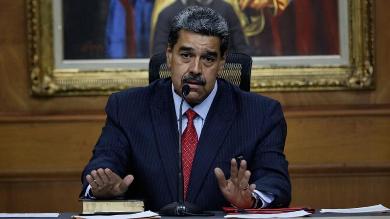 Imagem colorida de Nicolás Maduro - Metrópoles