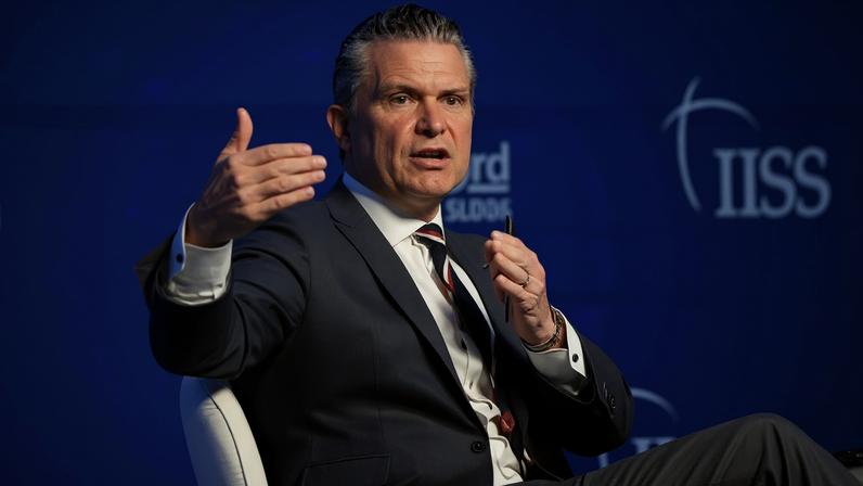 O secretário de Defesa dos EUA, Pete Hegseth30 de maio de 2026REUTERS/Edgar Su