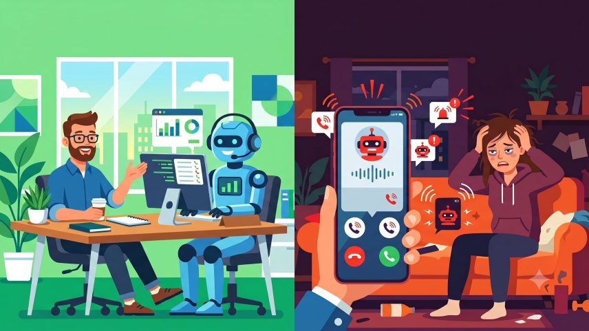 IA atendendo por voz em call-center: eficiência ou frustração