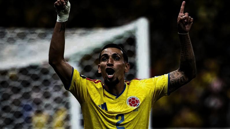 Lateral Muñoz, que já havia marcado no 3 a 1 sobre o Uzbequistão, foi o autor do gol da classificação colombiana
