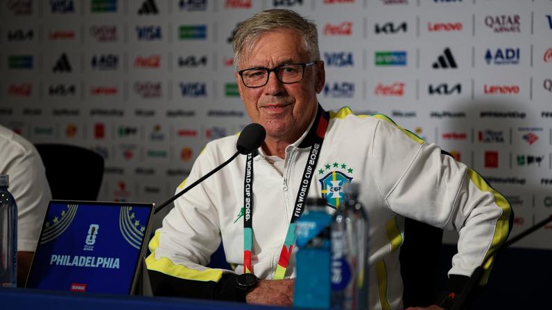 Ancelotti fez mistério em relação á escalação contra o Haiti (Rafael Ribeiro/CBF)