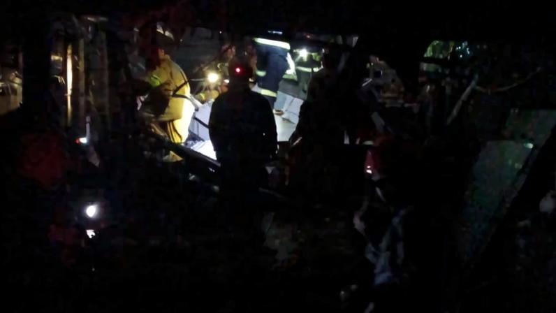 Local está interditado após desabamento causado pelas fortes chuvas
