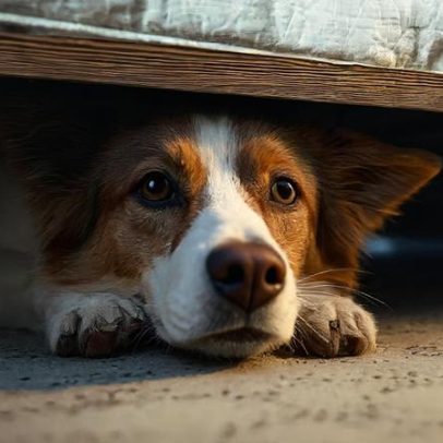 Como acalmar cachorro com medo de fogos durante a Copa