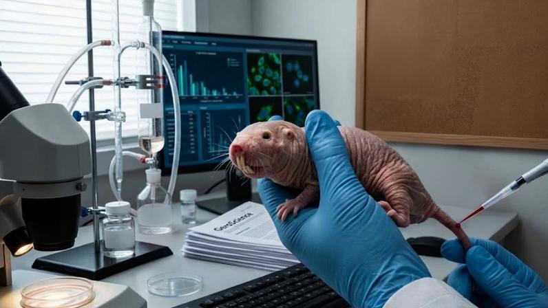 Este animal quase desafia o envelhecimento e pode ajudar a medicina. (Imagem: Fala Ciência via Gemini)