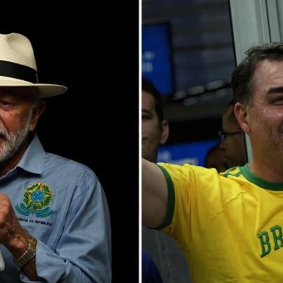 Lula com 45% e Flávio Bolsonaro 40% no 2º turno, aponta pesquisa