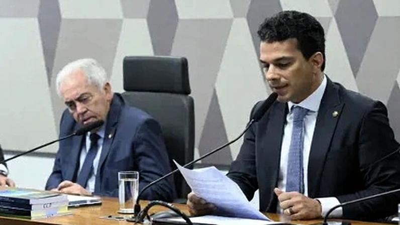 O presidente da CCJ, Otto Alencar (PSD-BA), e o relator da proposta, Irajá (PSD-TO)
