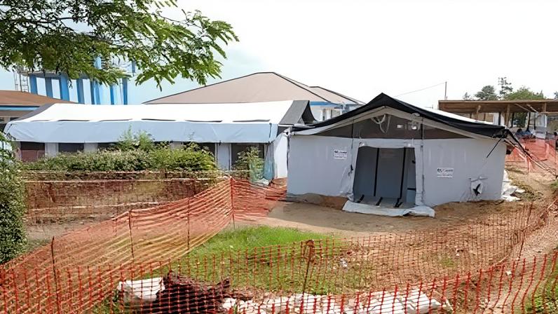 Centro de Tratamento da Doença pelo Vírus Ebola no Hospital Geral de Referência de Bunia, no leste da República Democrática do Congo 15 de junho de 2026 REUTERS/Gradel Muyisa Mumbere