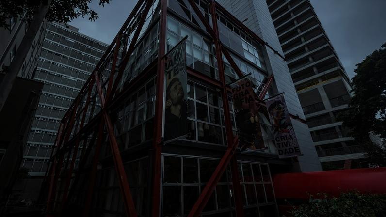 Fachada do prédio da Escola Panamericana de Artes e Design, na Av. Angélica, em São Paulo